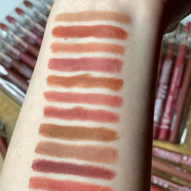 FLORMAR- 12 pcs Matte Color Lip pencils set